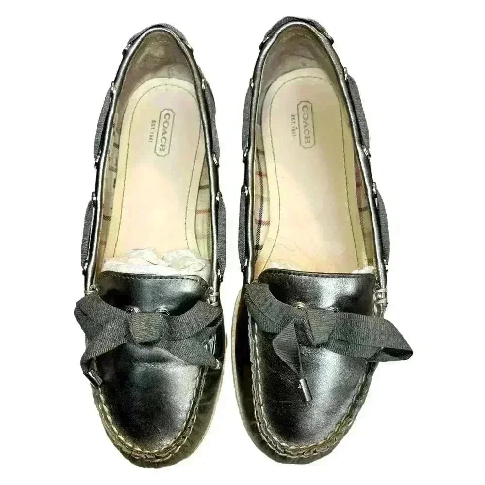 Coach Metal loafers size 10